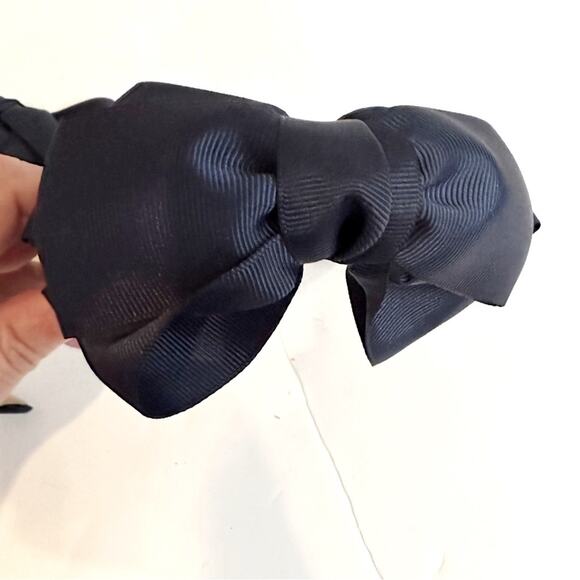 Cara New York NY Bow headband Navy Blue Set of 2 Hair Accessory Preppy main image 7